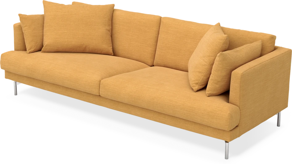 Harper - 4-sits soffa - Gul
