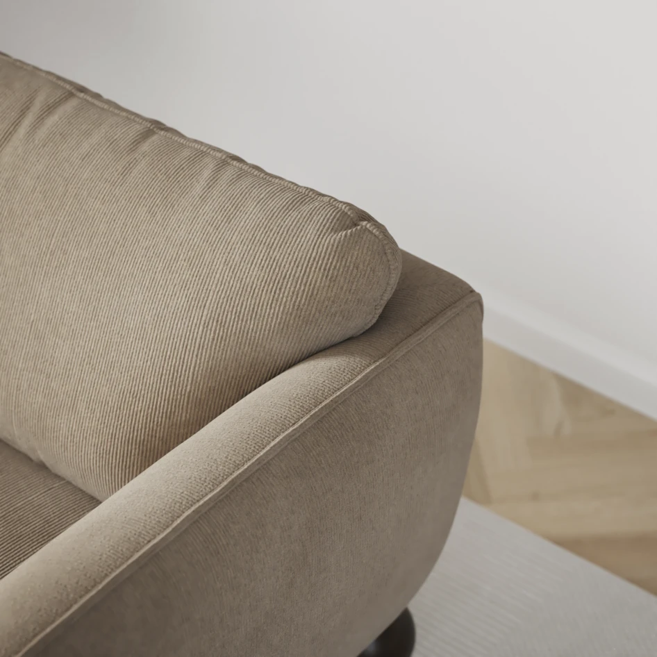 Madison Lux - Hörnsoffa med schäslong höger - Beige