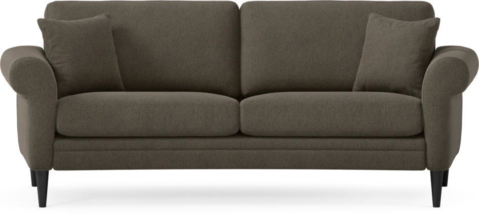 Eden - 2,5-sits soffa svängd - Brun