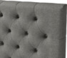 Delux Pikerad XL - Sänggavel, 90-210 cm - Grå