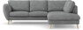 Madison - 2-sits soffa med divan höger - Vit