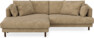 Harper - 4-sits med schäslong XL vänster - Brun