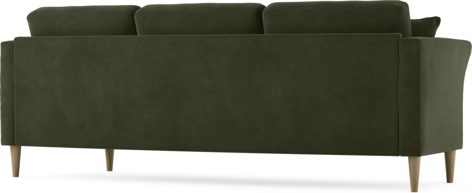 Eden - 3-sits soffa svängd - Grön
