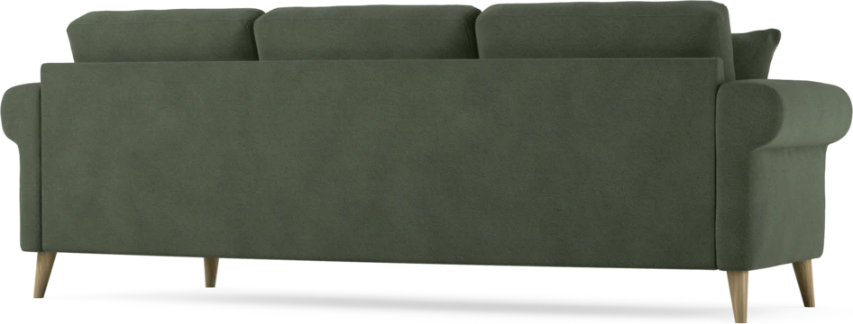 Eden - 3-sits soffa svängd - Grön