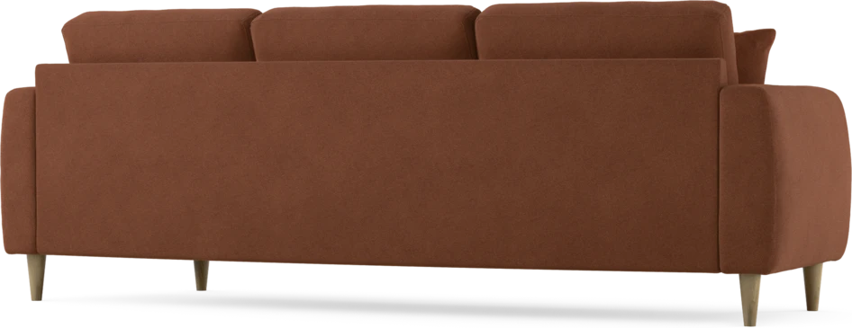 Eden - 3-sits soffa svängd - Orange