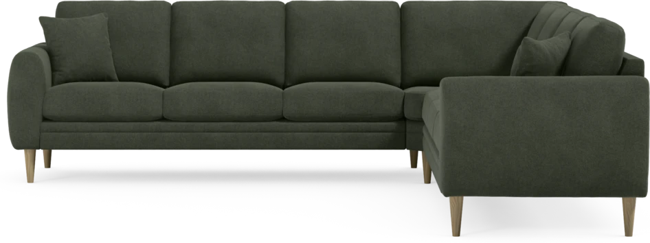 Eden - Hörnsoffa, 3+3-sits - Grön