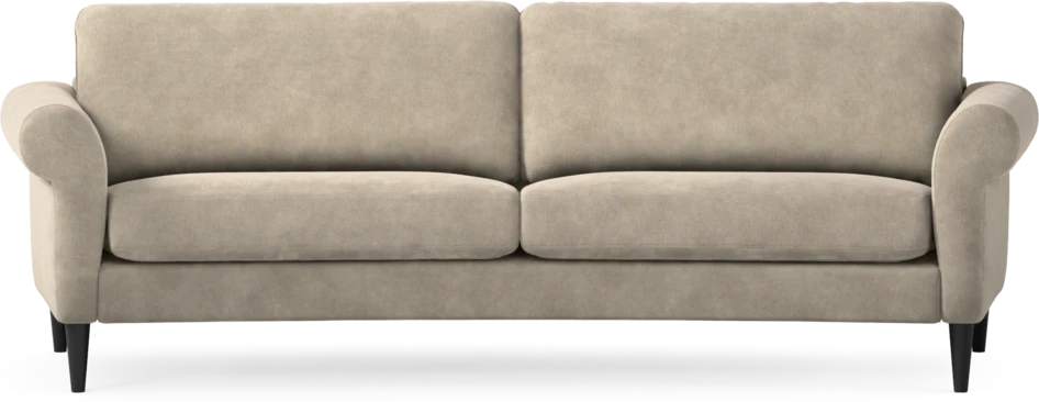 Bridge - 3-sits soffa svängd - Beige