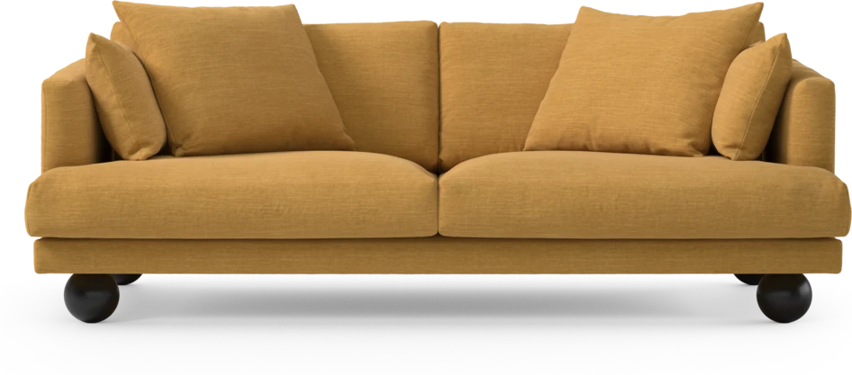 Harper - 3-sits soffa - Gul