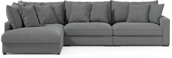 Rossi, 3-sits soffa med divan vänster