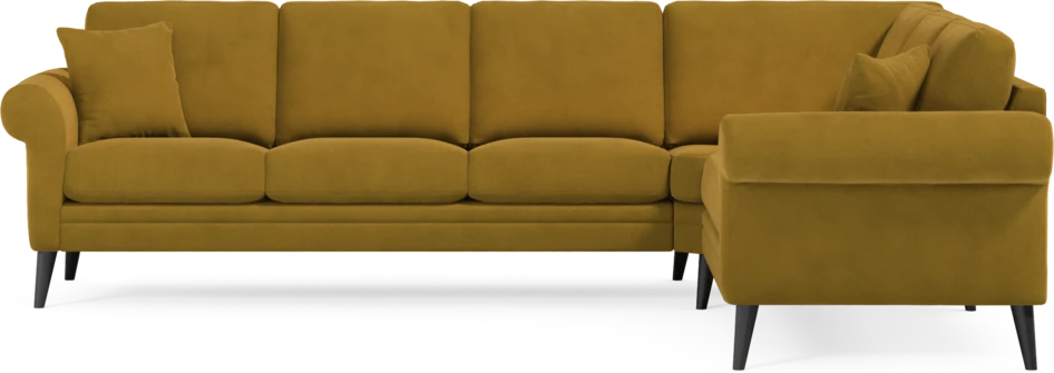 Eden - Hörnsoffa, 3+2-sits - Gul