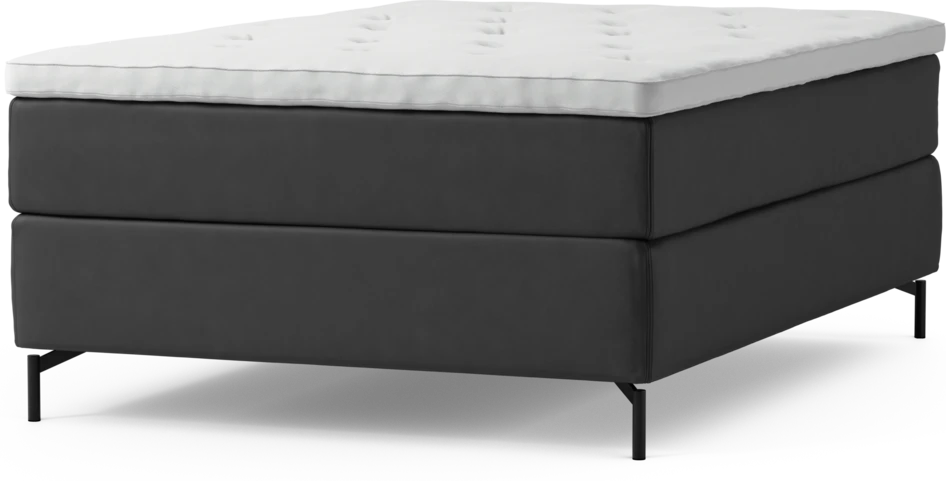 Delux Exclusive - Kontinentalsäng, enkelsäng 140 cm med bäddmadrass och sängben