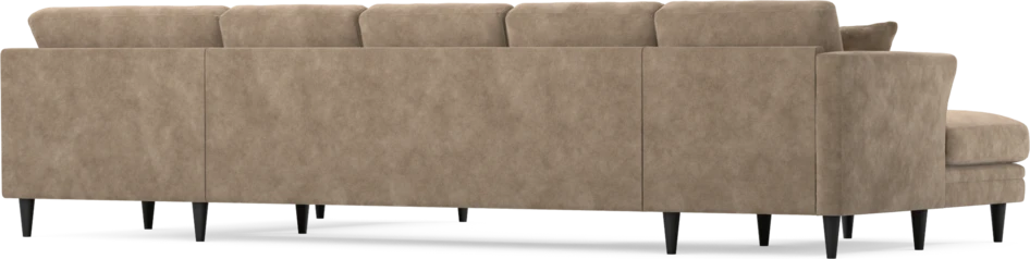 Eden - 3-sits soffa med schäslong vänster och divan höger - Beige