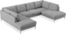 Madison Lux - 2-sits soffa med divan vänster och höger - Vit