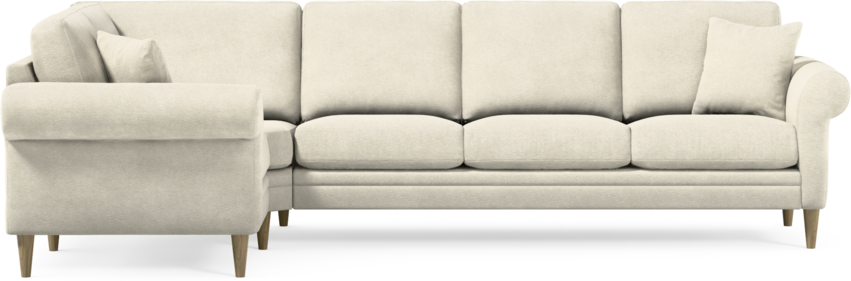 Eden - Hörnsoffa, 1+3-sits - Vit