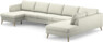 County - 4-sits soffa med schäslong vänster och divan höger - Vit
