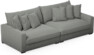 Rossi - 4-sits soffa - Grå