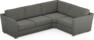Friday - Hörnsoffa, 2,5+1,5-sits - Grå