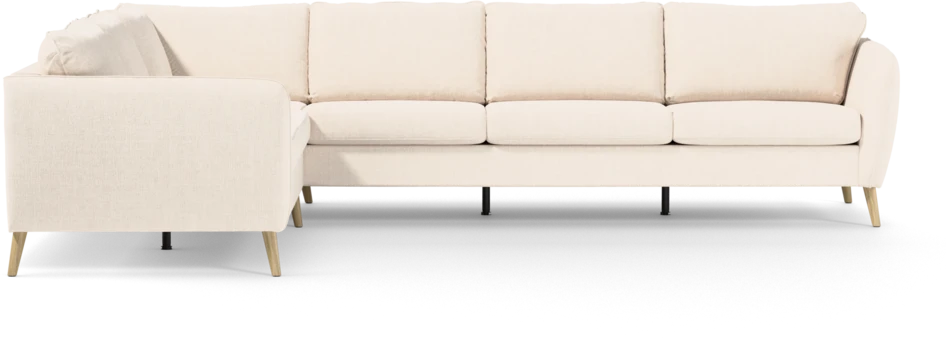 County - Hörnsoffa, 2+3-sits - Vit