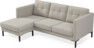 Rio - 3-sits soffa med schäslong vänster - Beige