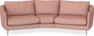 Madison - 3-sits soffa svängd, 90 cm - Röd