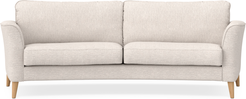 Bridge - 3-sits soffa svängd - Beige