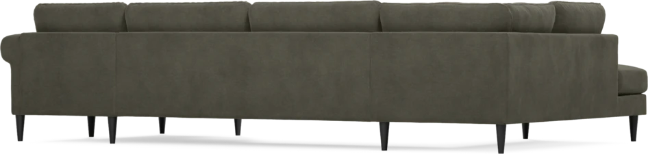 Bridge - 3-sits soffa med divan vänster och schäslong höger - Grå