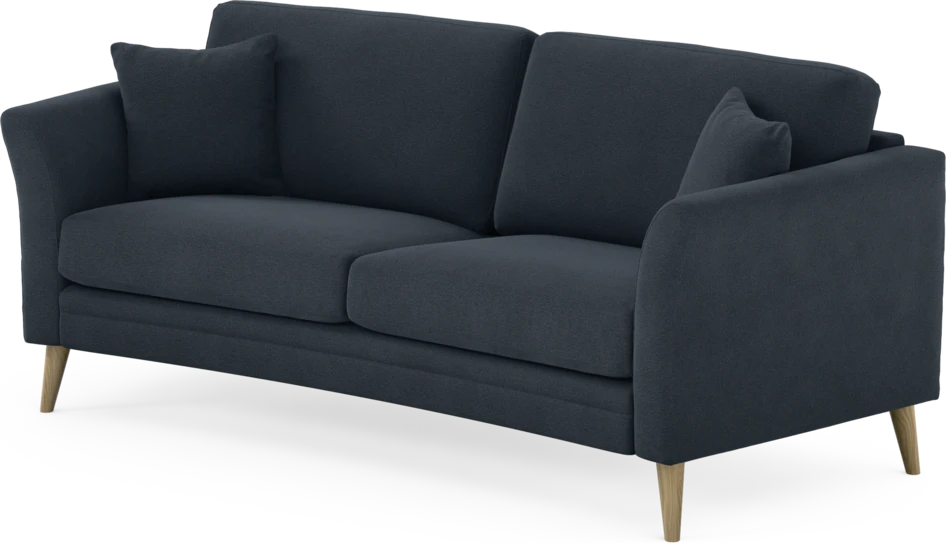 Eden - 2,5-sits soffa svängd - Blå