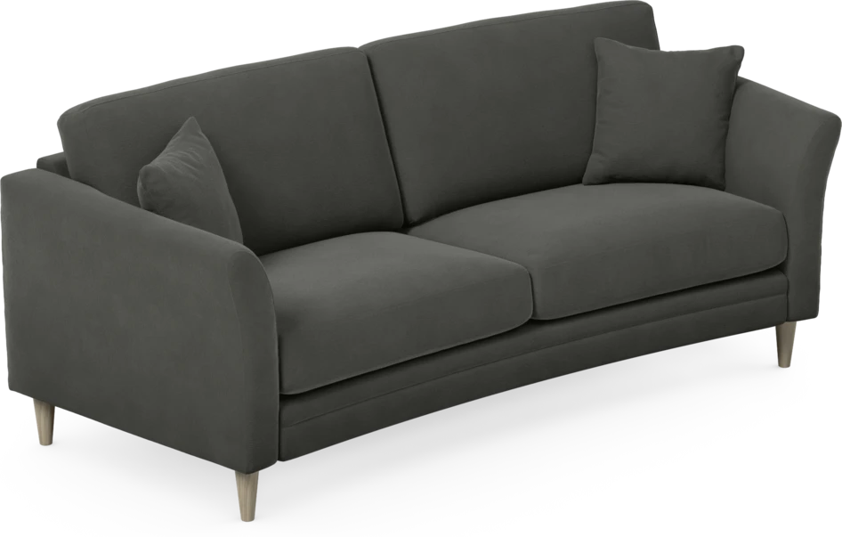 Eden - 2,5-sits soffa svängd - Grå