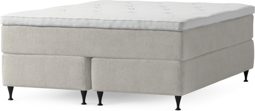 Delux Exclusive - Kontinentalsäng, dubbelsäng med bäddmadrass och sängben