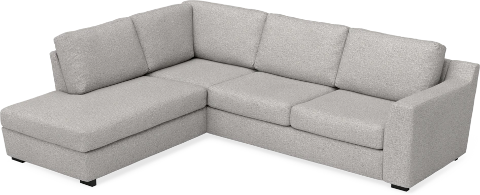 Friday - 2,5-sits soffa med divan vänster - Vit