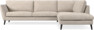 Madison Lux - 3-sits soffa med divan höger - Vit