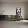 Harper - 4-sits med schäslong höger  - Beige