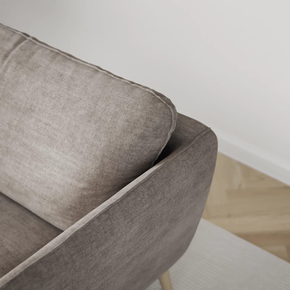 Madison Lux - 2-sits soffa med divan höger - Beige