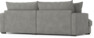 Mila - 2-sits soffa med schäslong XL höger - Grå