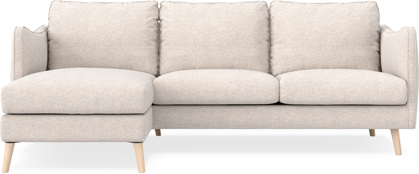 Madison - 2-sits soffa med schäslong vänster - Beige