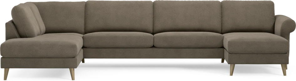 Bridge - 3-sits soffa med divan vänster och schäslong höger - Beige