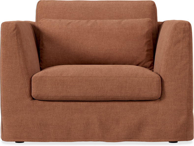 Willow - Fåtölj, med kappa - Röd