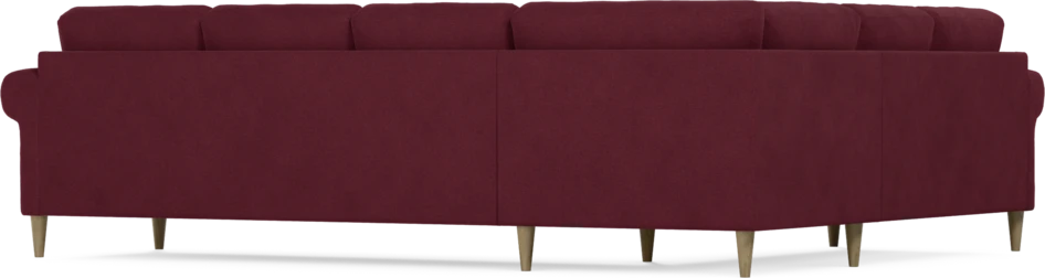 Eden - Hörnsoffa, 2+3-sits - Röd