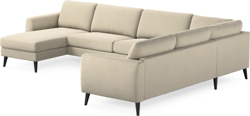 Bridge - Hörnsoffa, 3+2-sits med schäslong vänster - Beige