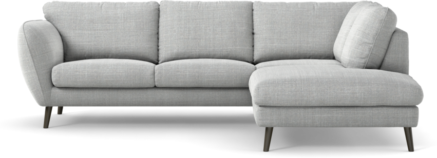 Madison Lux - 2-sits soffa med divan höger - Grå