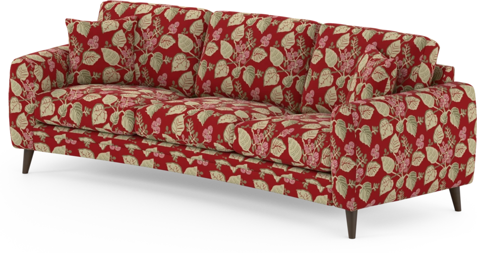 Eden - 3-sits soffa svängd - Flerfärgad