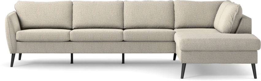County - 3-sits soffa med divan höger - Beige