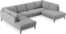 Madison Lux - 2-sits soffa med divan vänster och höger - Grå