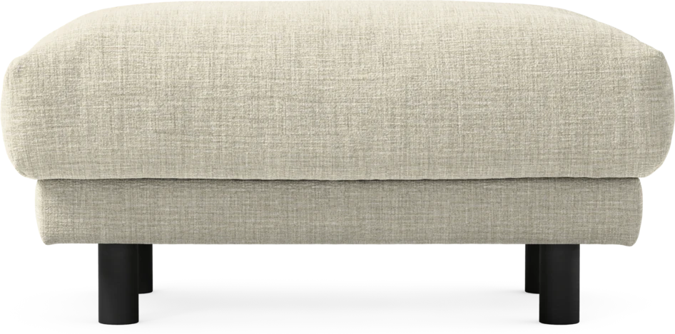 Cherrie - Fotpall 110, fast klädsel - Beige