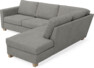 Friday - 2,5-sits soffa med divan höger - Grå