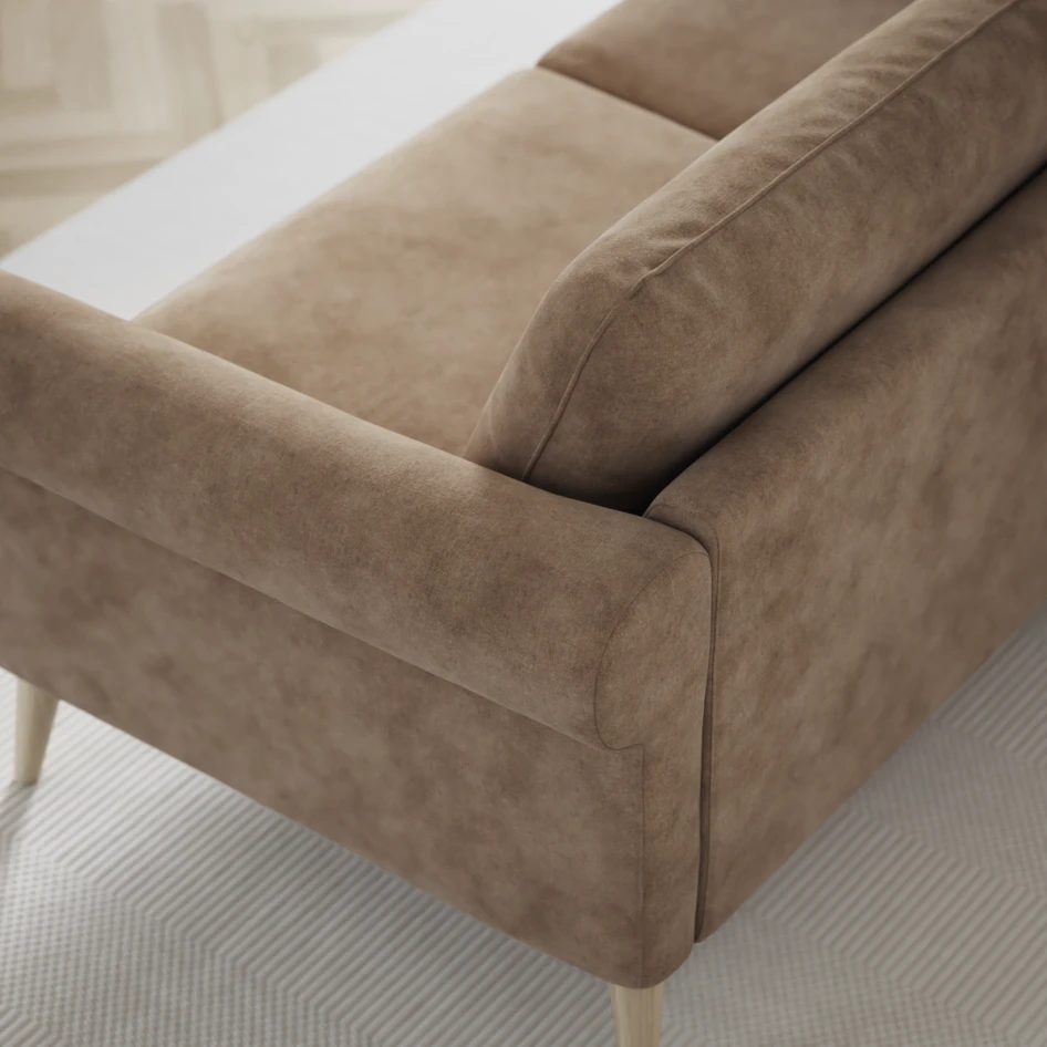 Bridge - 3-sits soffa med schäslong vänster och divan höger - Beige