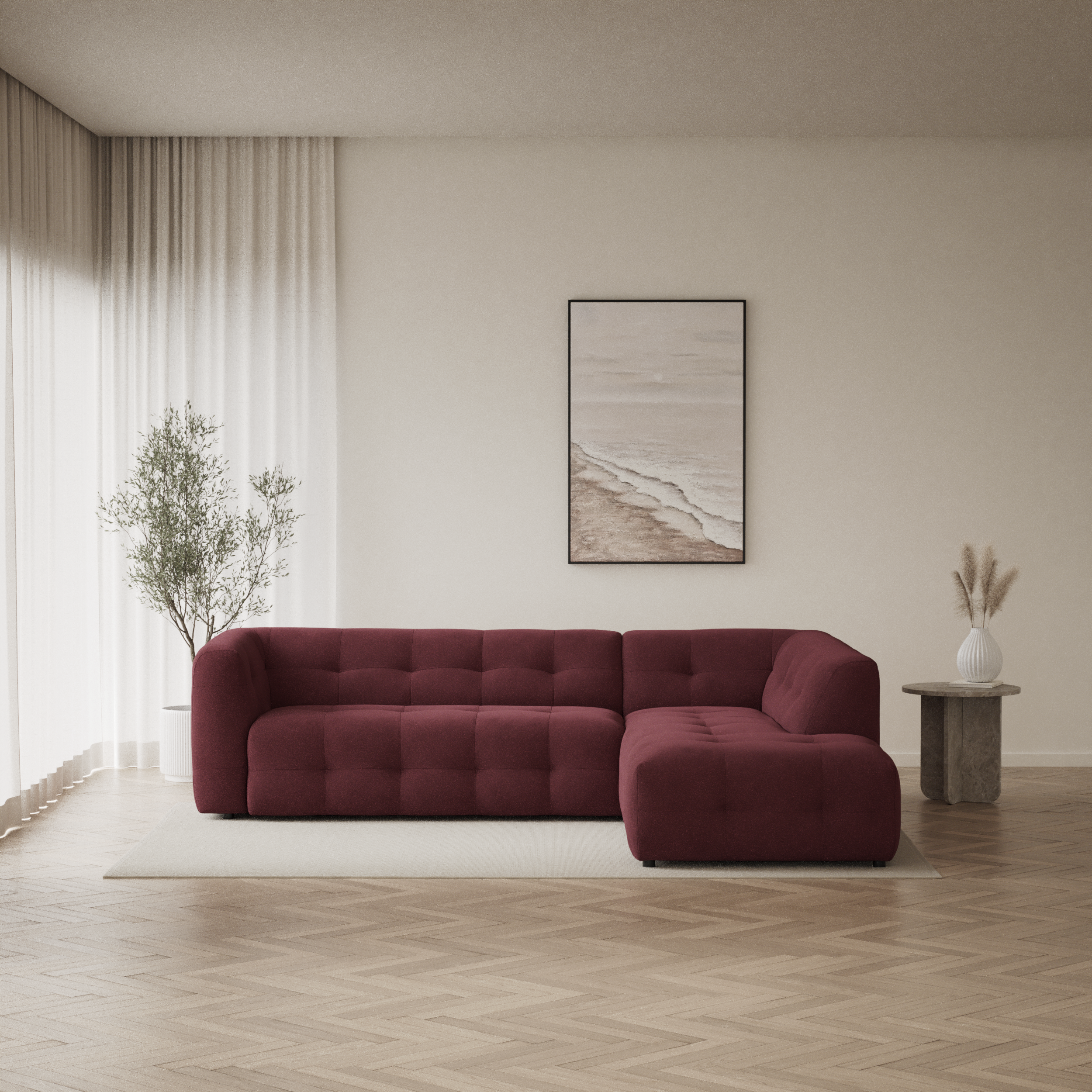 Bella - 3-sits soffa med divan höger - inspiration