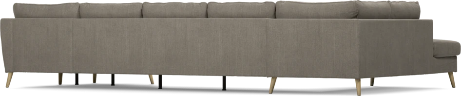 County - 4-sits soffa med divan vänster och schäslong höger - Brun