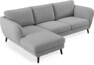 Madison Lux - 2-sits soffa med schäslong vänster - Grå
