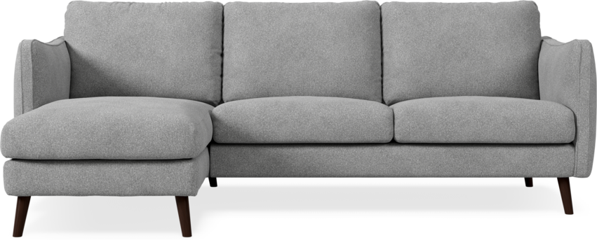 Madison Lux - 2-sits soffa med schäslong vänster - Vit